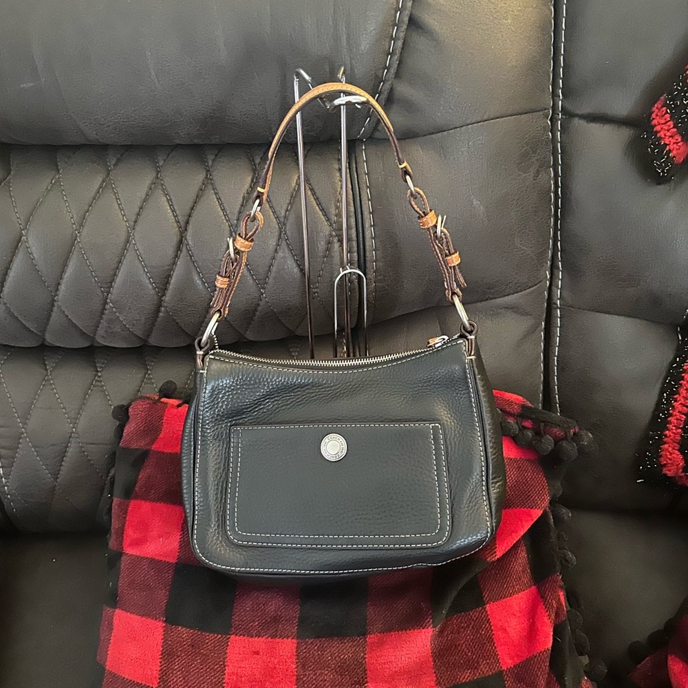 Coach Chelsea Pebble Leather Shoulder Bag Women's 2006 Vintage